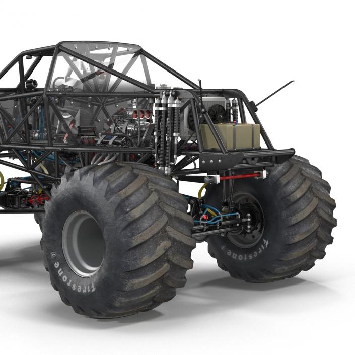 3D Monster Truck Bigfoot 2 model