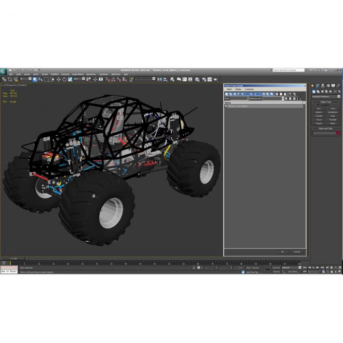 3D Monster Truck Bigfoot 2 model