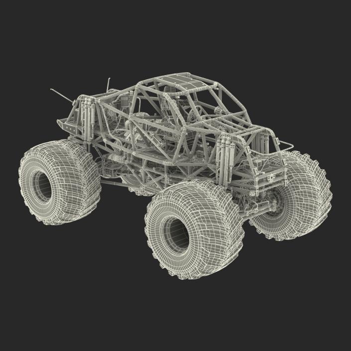 3D Monster Truck Bigfoot 2 model