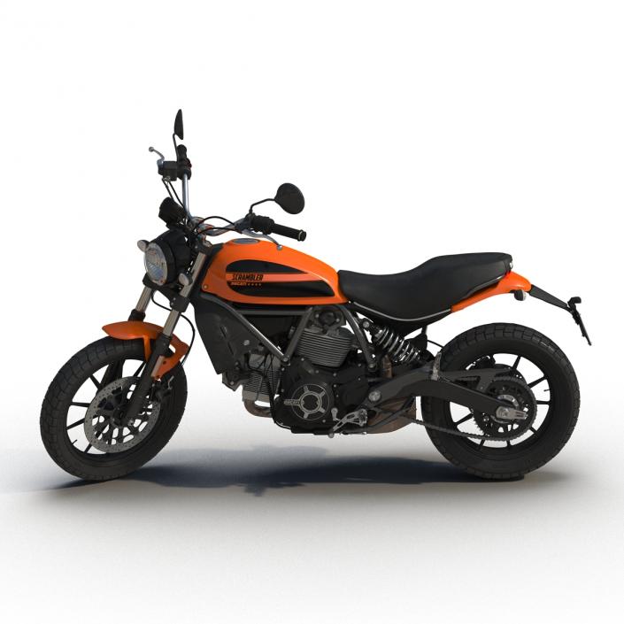 3D model Ducati Scrambler Sixty2 Rigged