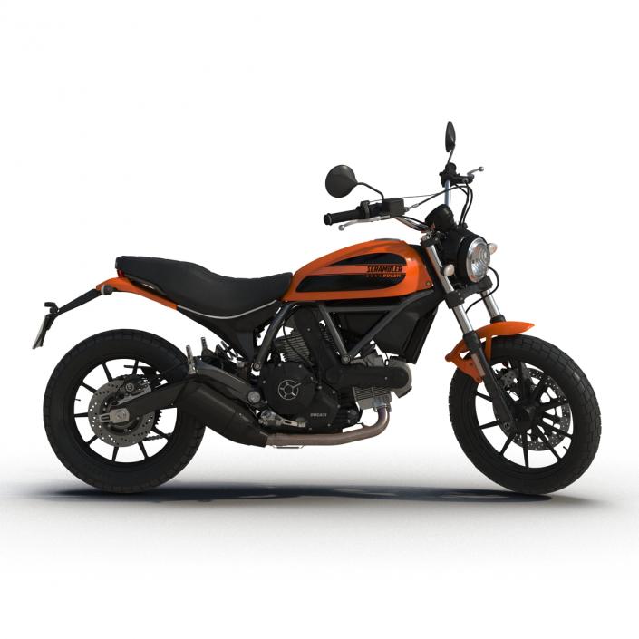 3D model Ducati Scrambler Sixty2 Rigged