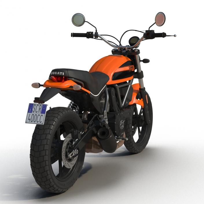 3D model Ducati Scrambler Sixty2 Rigged