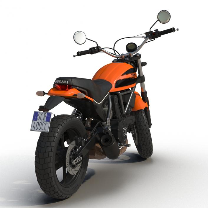 3D model Ducati Scrambler Sixty2 Rigged