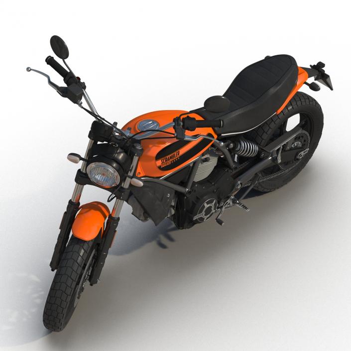 3D model Ducati Scrambler Sixty2 Rigged