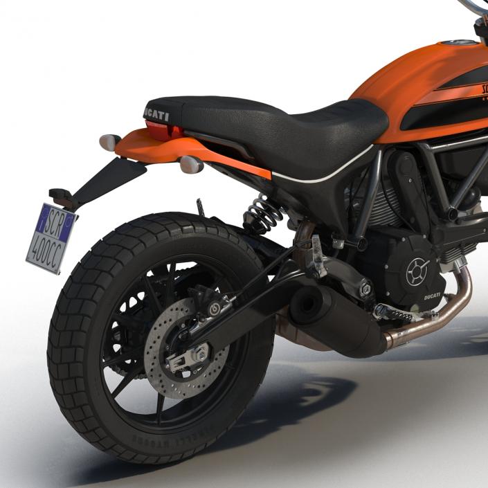 3D model Ducati Scrambler Sixty2 Rigged