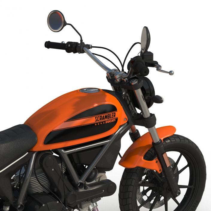 3D model Ducati Scrambler Sixty2 Rigged