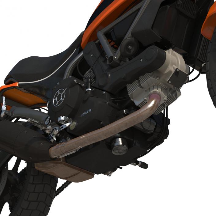 3D model Ducati Scrambler Sixty2 Rigged