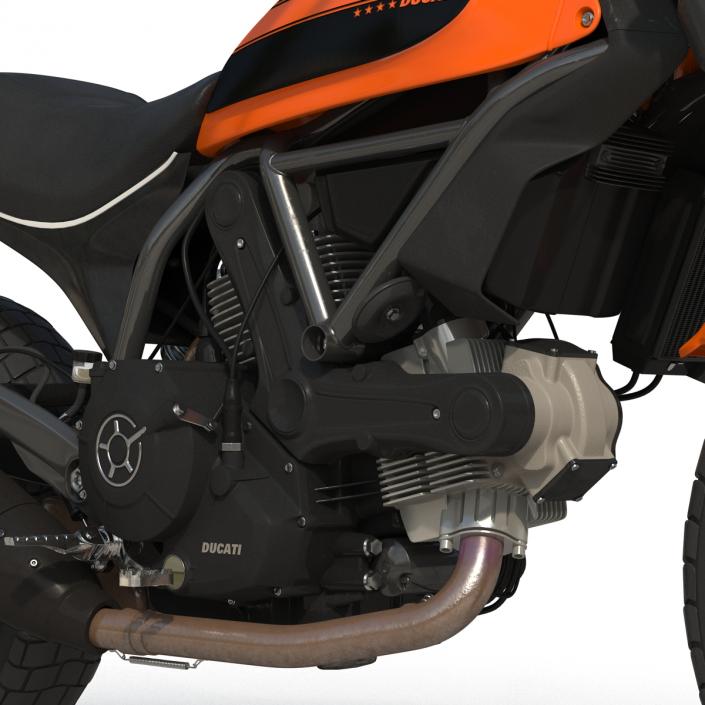 3D model Ducati Scrambler Sixty2 Rigged