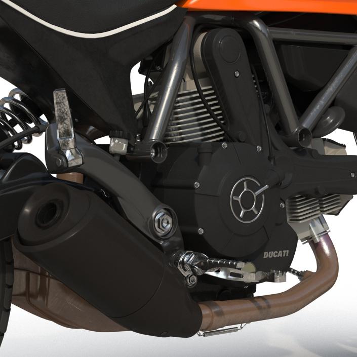 3D model Ducati Scrambler Sixty2 Rigged