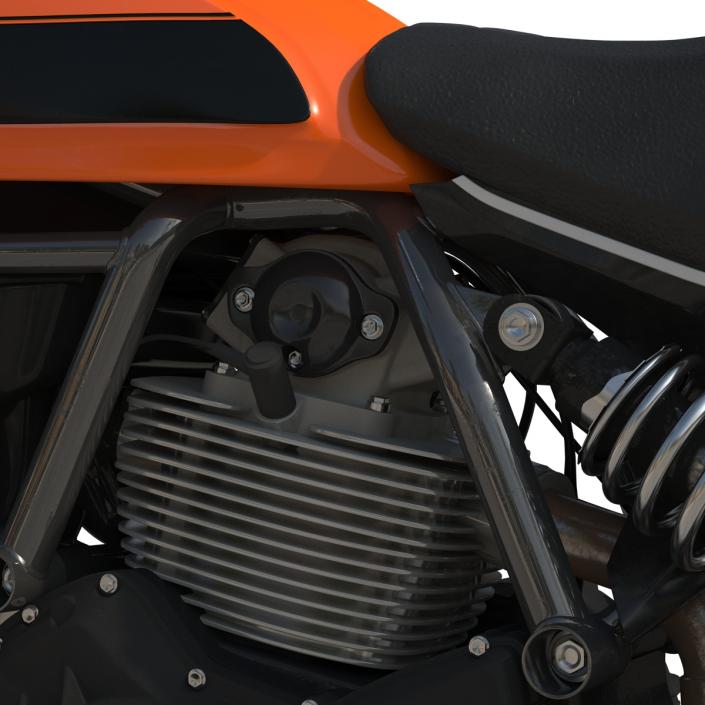 3D model Ducati Scrambler Sixty2 Rigged