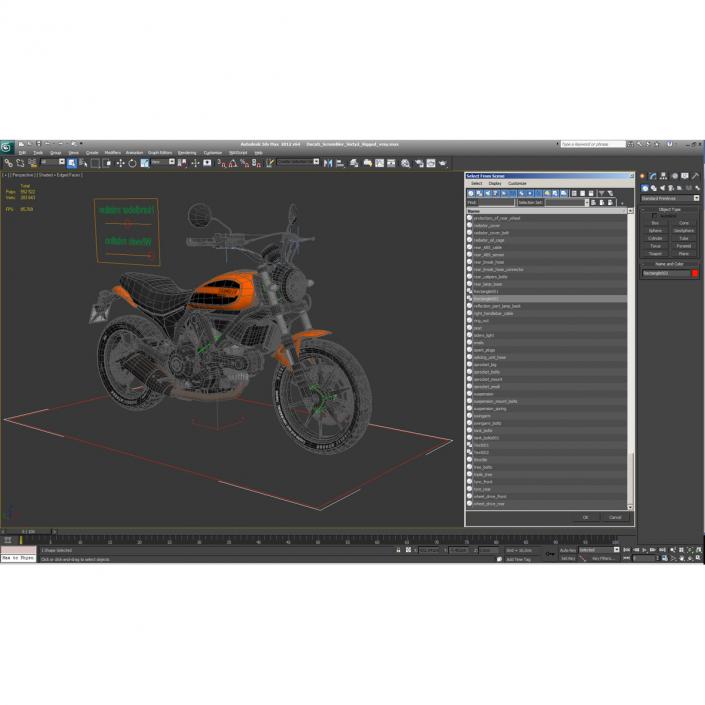 3D model Ducati Scrambler Sixty2 Rigged