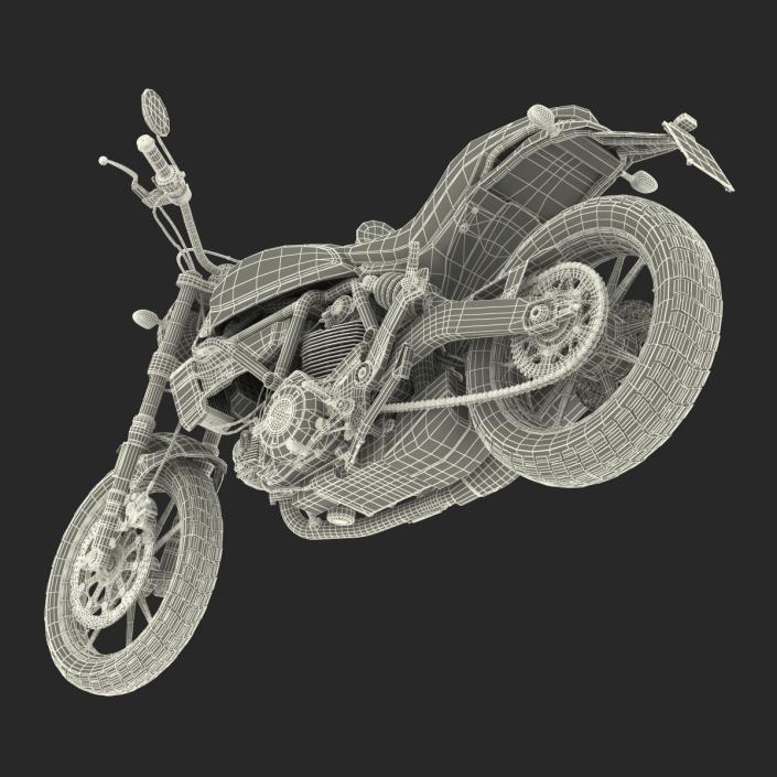 3D model Ducati Scrambler Sixty2 Rigged