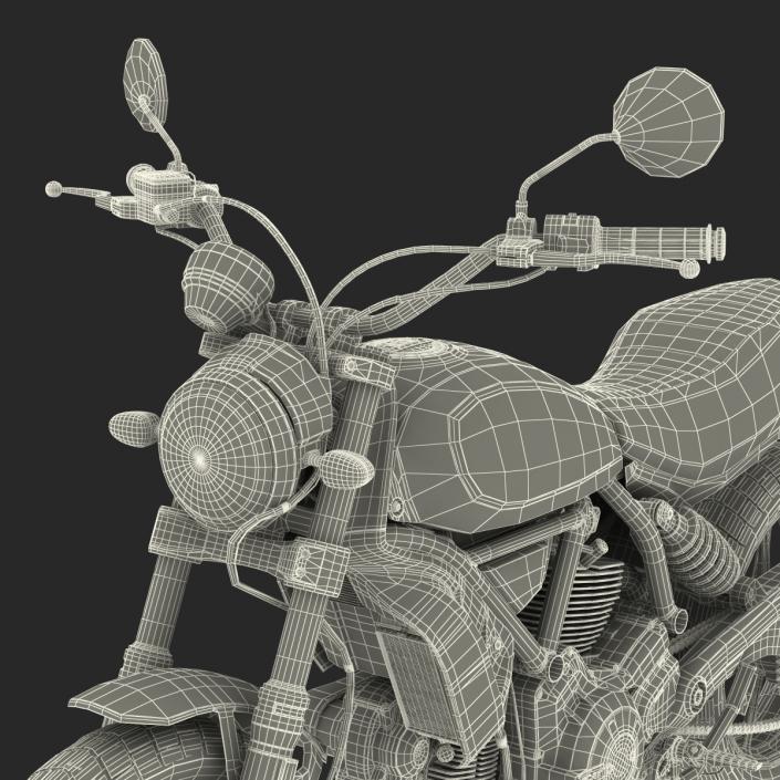 3D model Ducati Scrambler Sixty2 Rigged