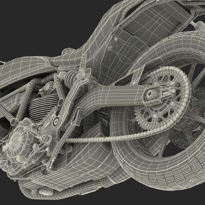 3D model Ducati Scrambler Sixty2 Rigged