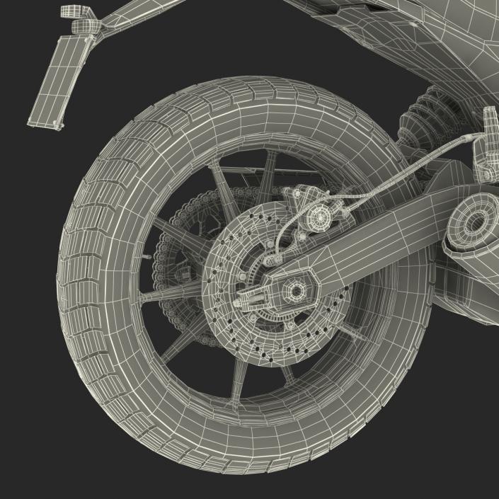 3D model Ducati Scrambler Sixty2 Rigged