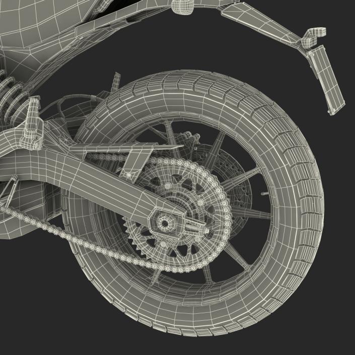 3D model Ducati Scrambler Sixty2 Rigged