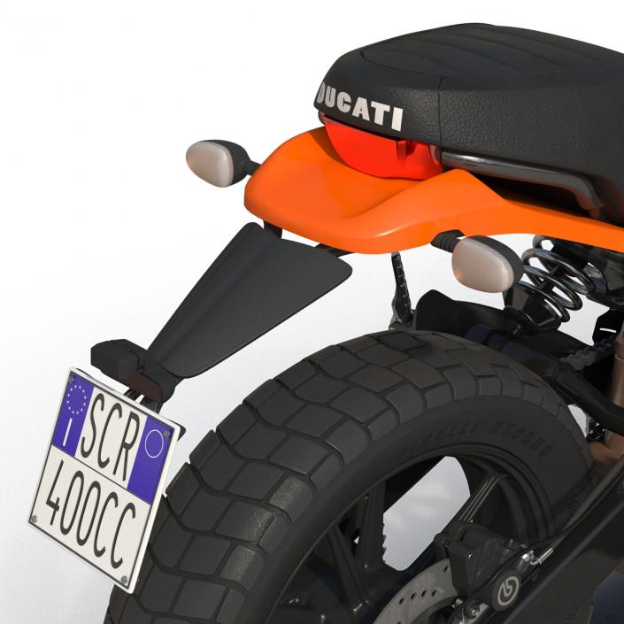 3D Ducati Scrambler Sixty2 model