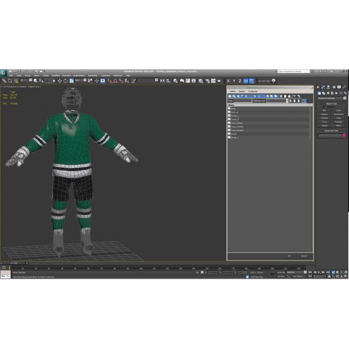 Hockey Equipment Generic 3D model