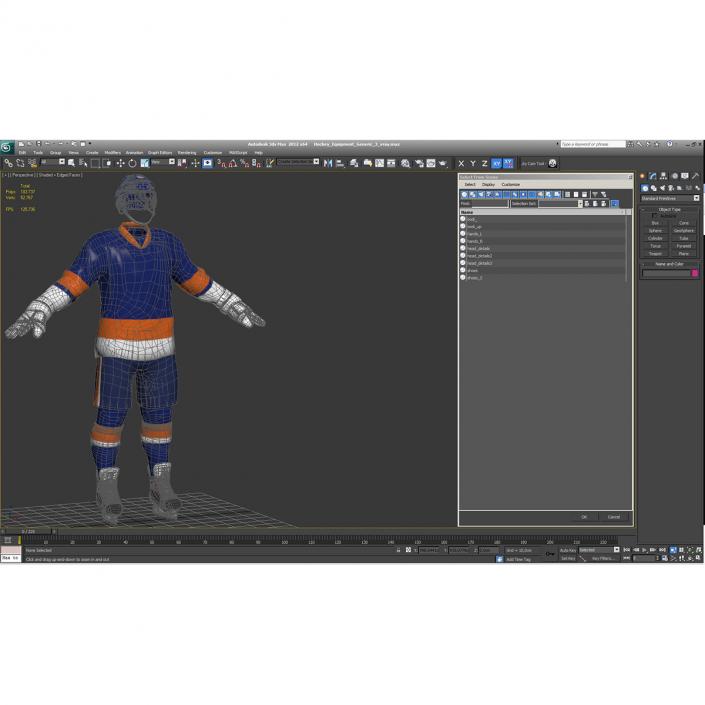 3D Hockey Equipment Generic 3