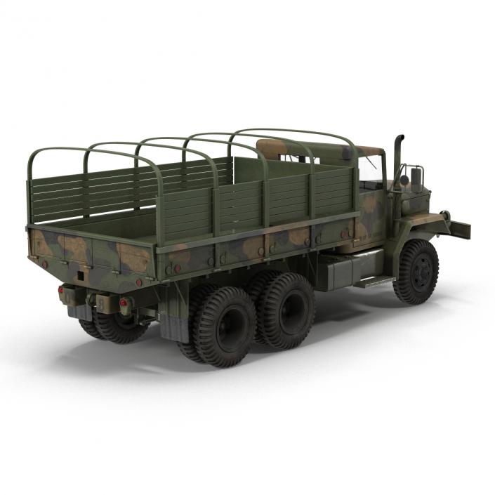 US Military Cargo Truck m35a2 Camo 3D model