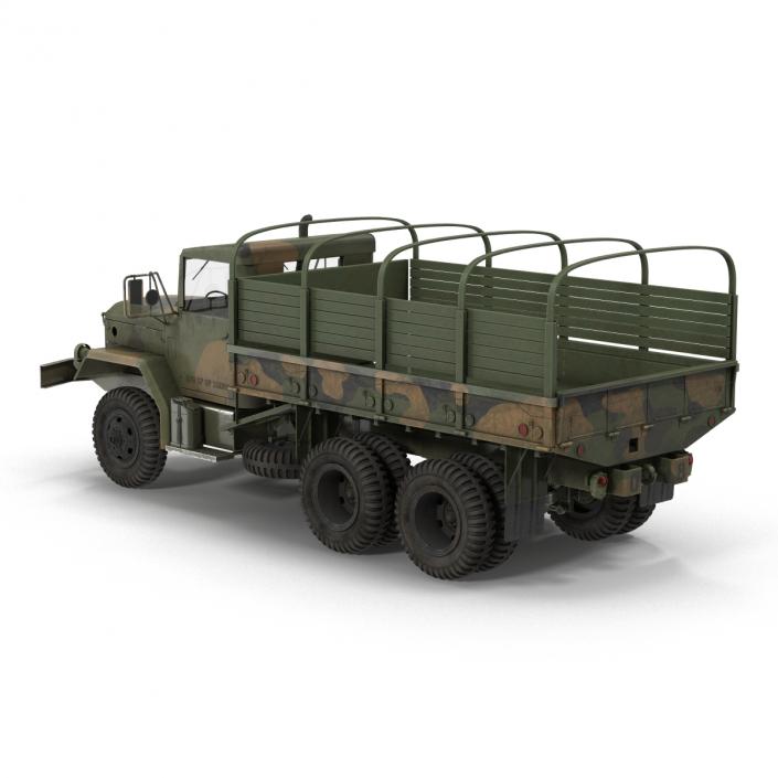 US Military Cargo Truck m35a2 Camo 3D model