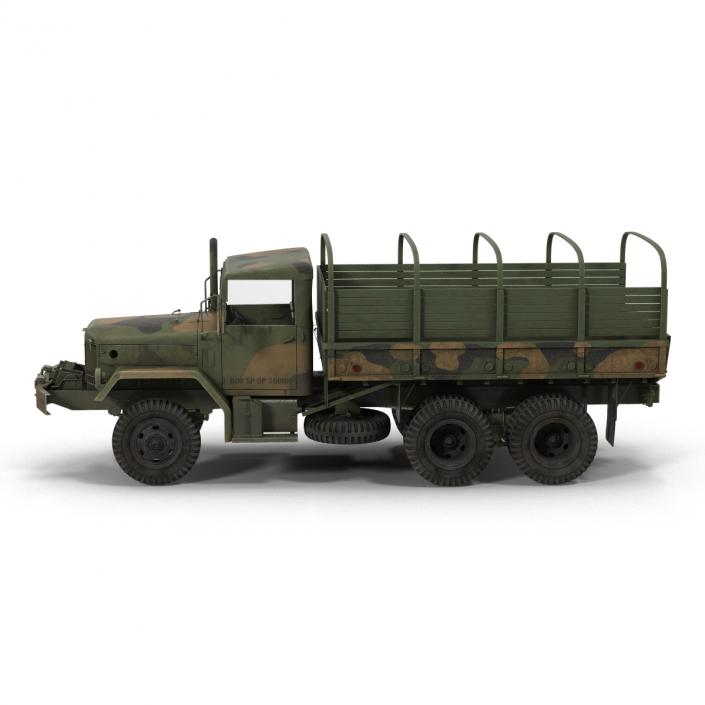 US Military Cargo Truck m35a2 Camo 3D model