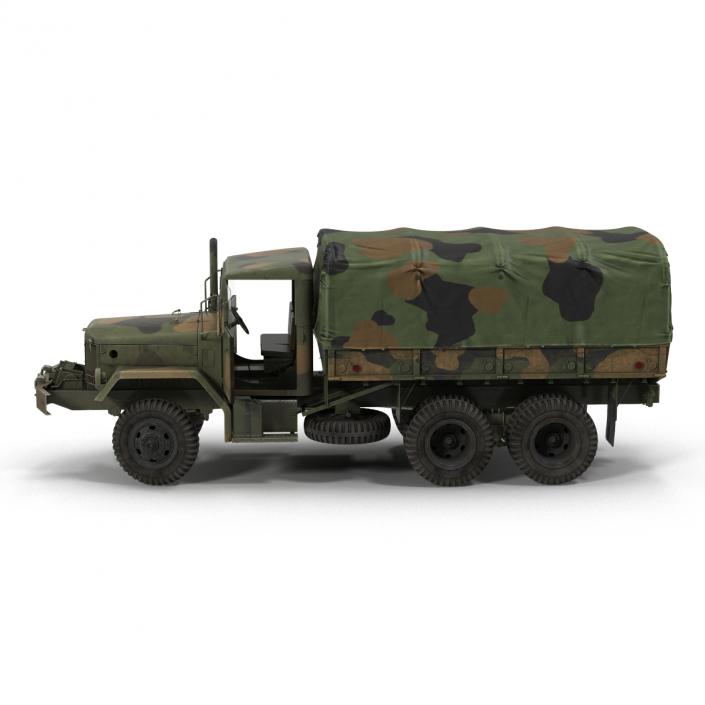 US Military Cargo Truck m35a2 Camo 3D model