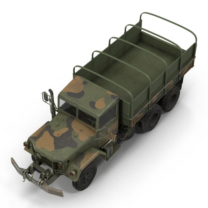 US Military Cargo Truck m35a2 Camo 3D model