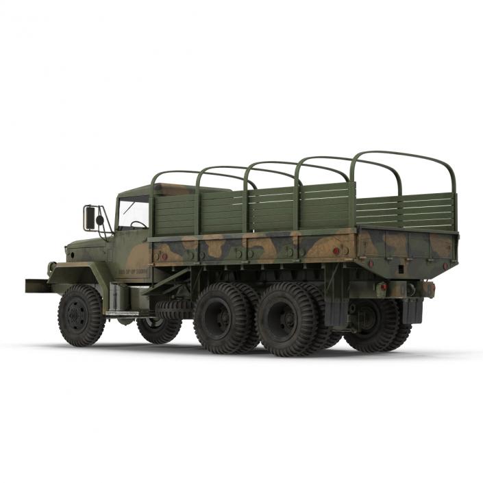 US Military Cargo Truck m35a2 Camo 3D model