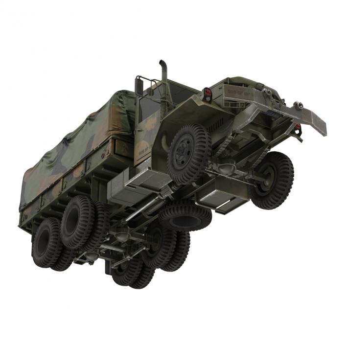 US Military Cargo Truck m35a2 Camo 3D model