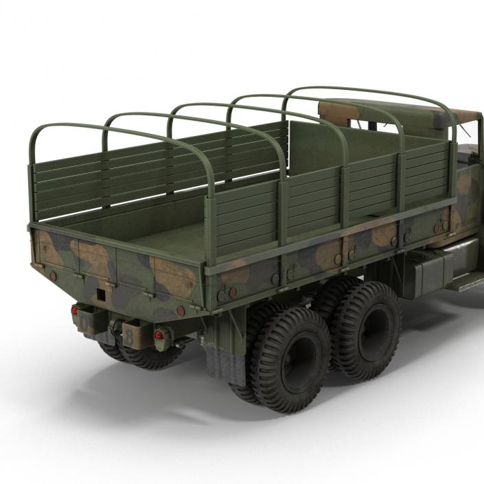 US Military Cargo Truck m35a2 Camo 3D model