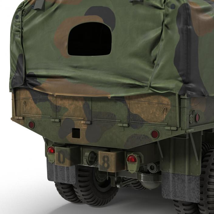 US Military Cargo Truck m35a2 Camo 3D model