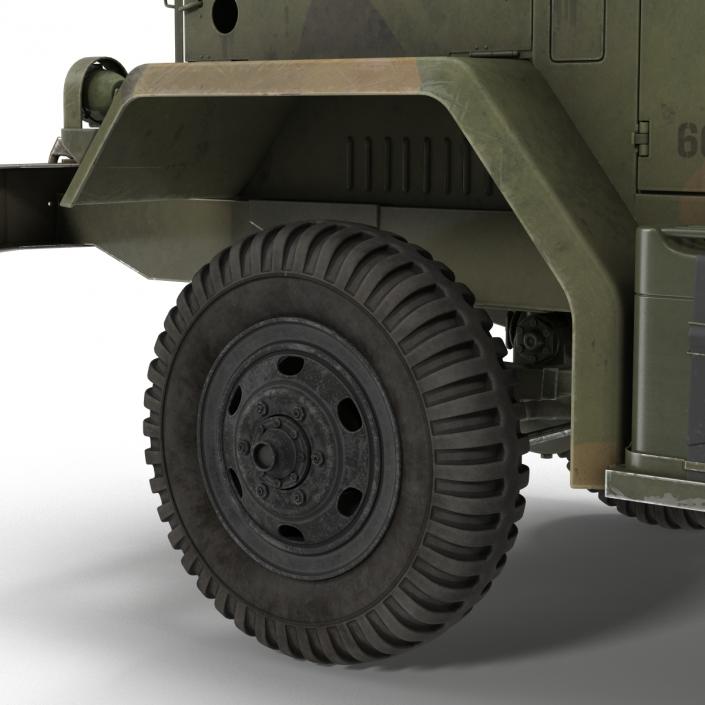 US Military Cargo Truck m35a2 Camo 3D model