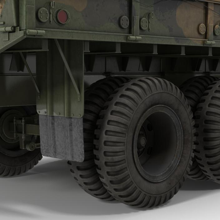 US Military Cargo Truck m35a2 Camo 3D model