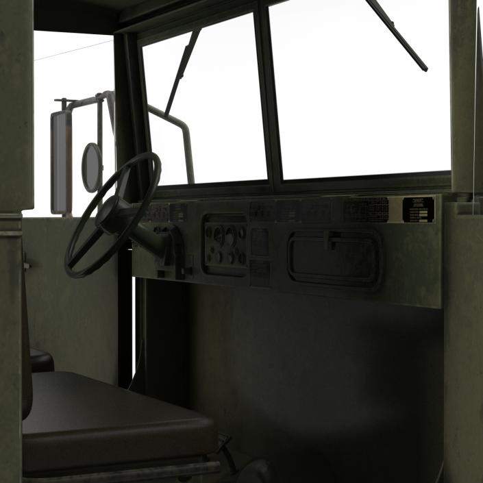 US Military Cargo Truck m35a2 Camo 3D model