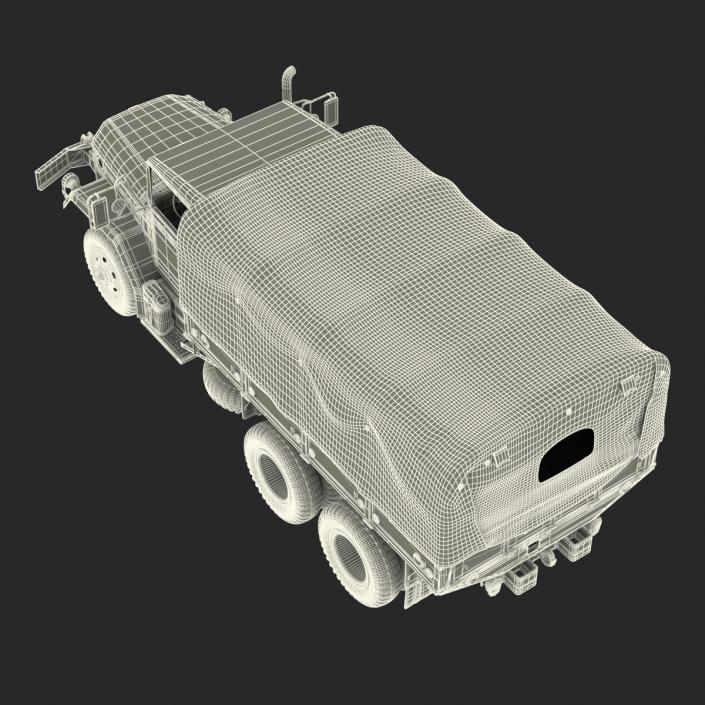 US Military Cargo Truck m35a2 Camo 3D model