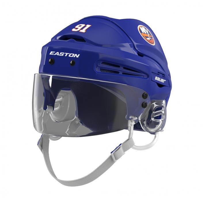 3D Hockey Helmet Islanders model