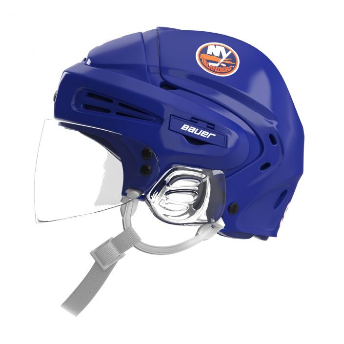 3D Hockey Helmet Islanders model