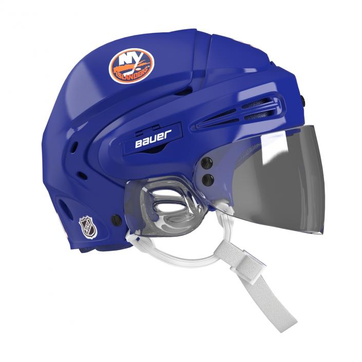 3D Hockey Helmet Islanders model