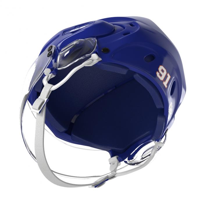 3D Hockey Helmet Islanders model