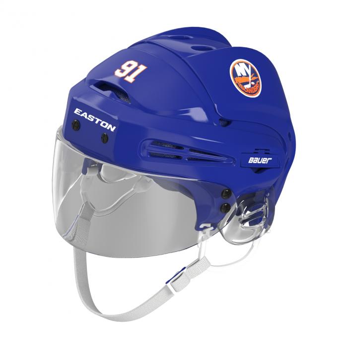 3D Hockey Helmet Islanders model