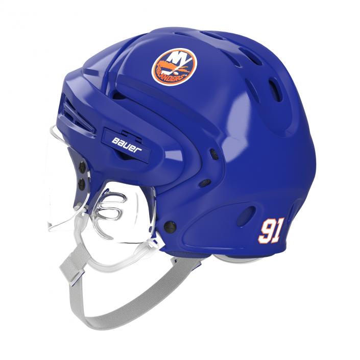 3D Hockey Helmet Islanders model