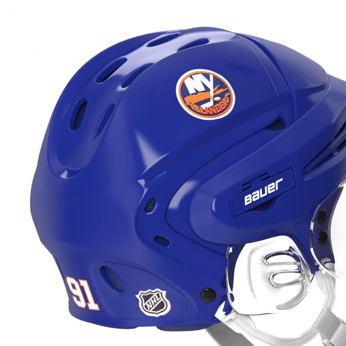 3D Hockey Helmet Islanders model