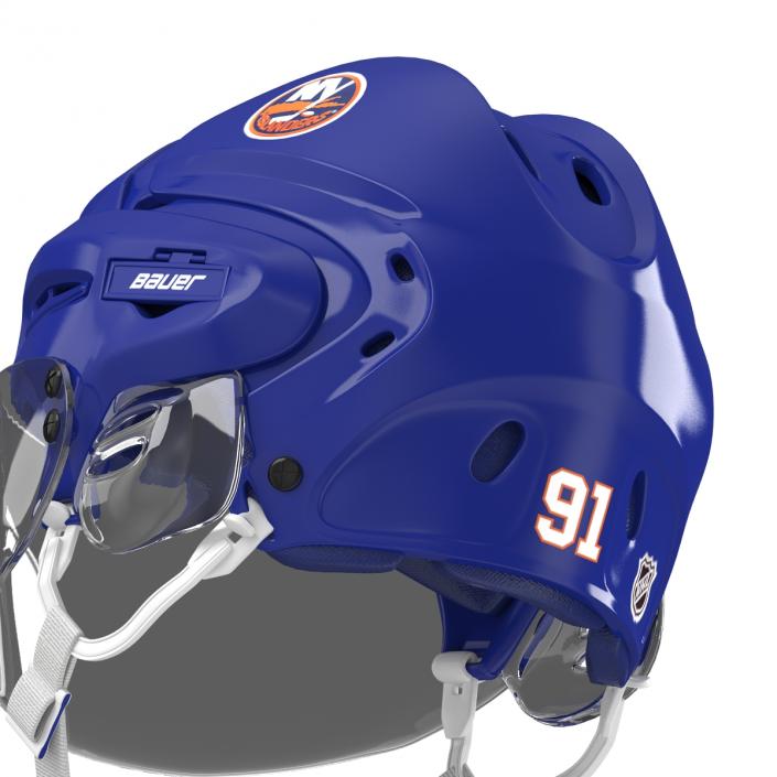 3D Hockey Helmet Islanders model