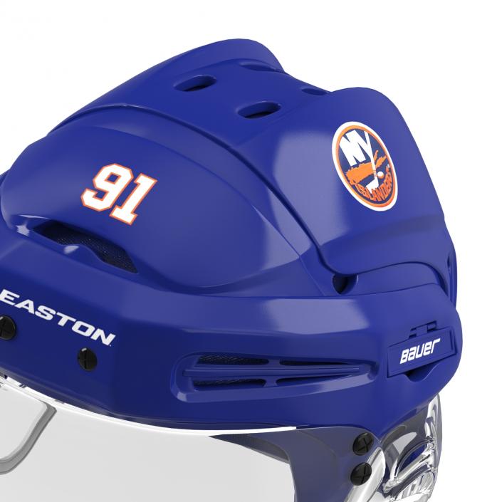 3D Hockey Helmet Islanders model