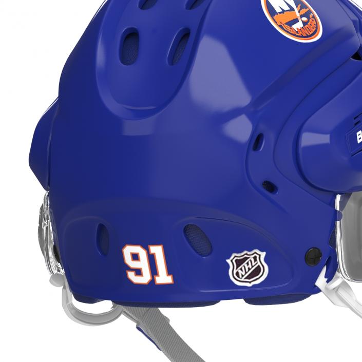 3D Hockey Helmet Islanders model