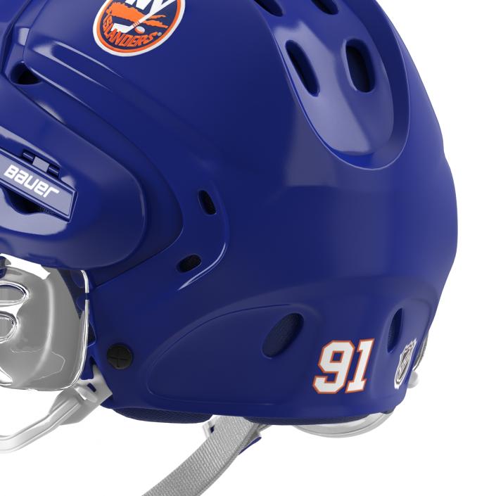 3D Hockey Helmet Islanders model