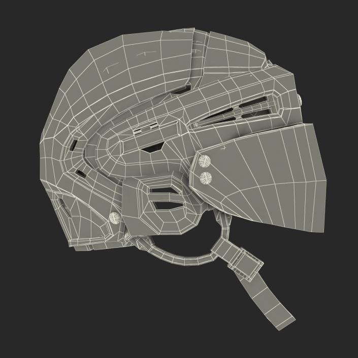 3D Hockey Helmet Islanders model