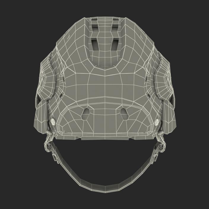 3D Hockey Helmet Islanders model