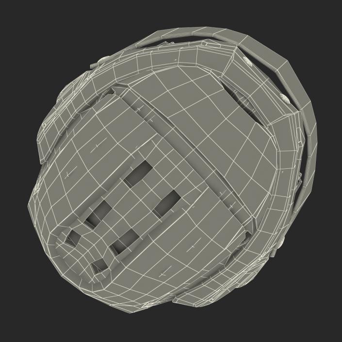 3D Hockey Helmet Islanders model